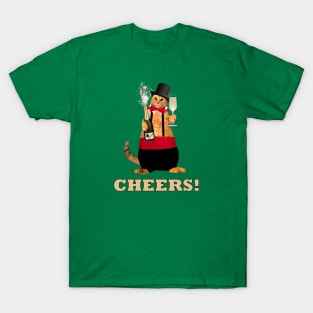 Dex Redfurred PAWty Time! CHEERS! T-Shirt